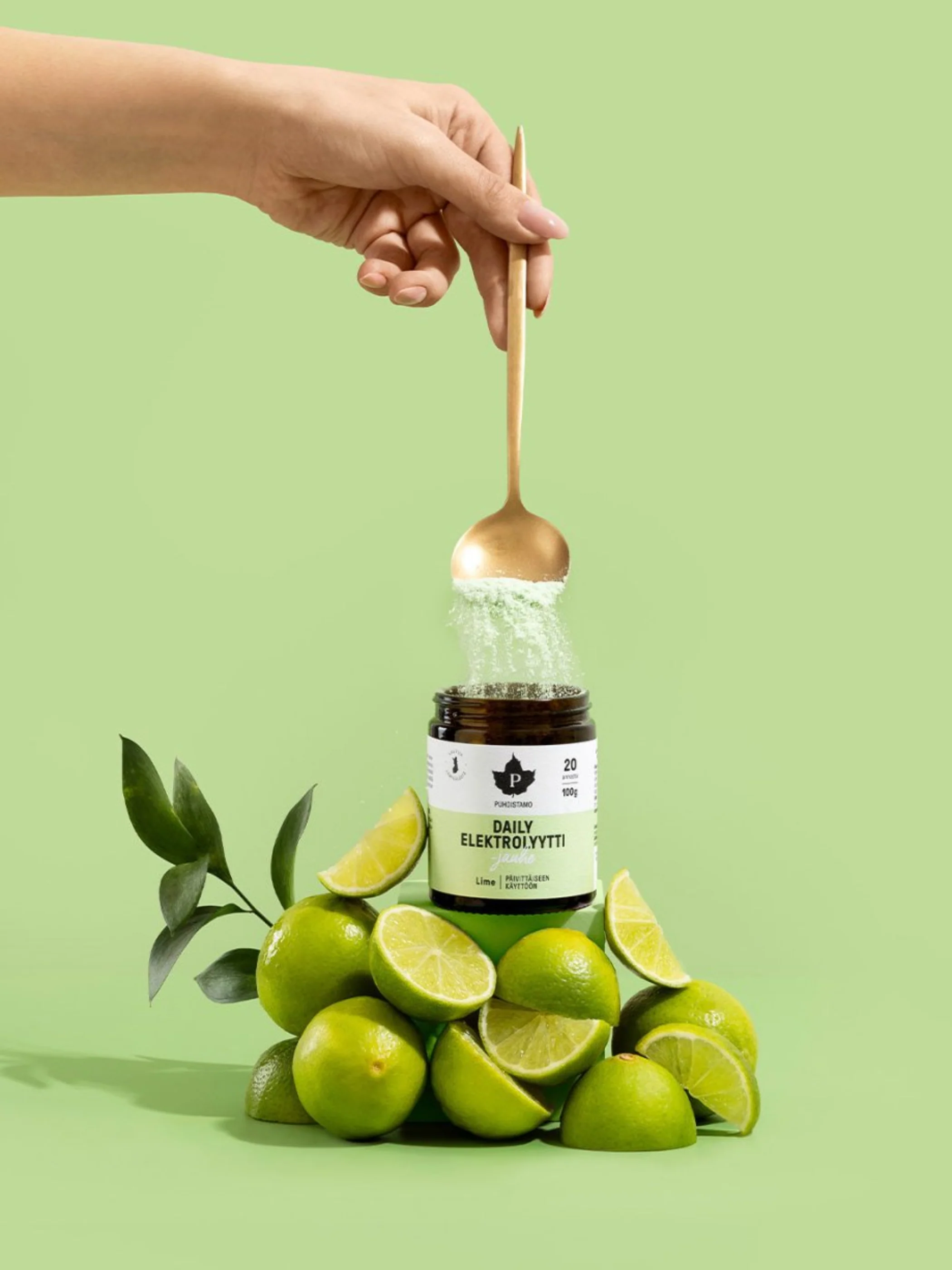 Daily Elektrolyyttijauhe Lime - 100 g - Image 3