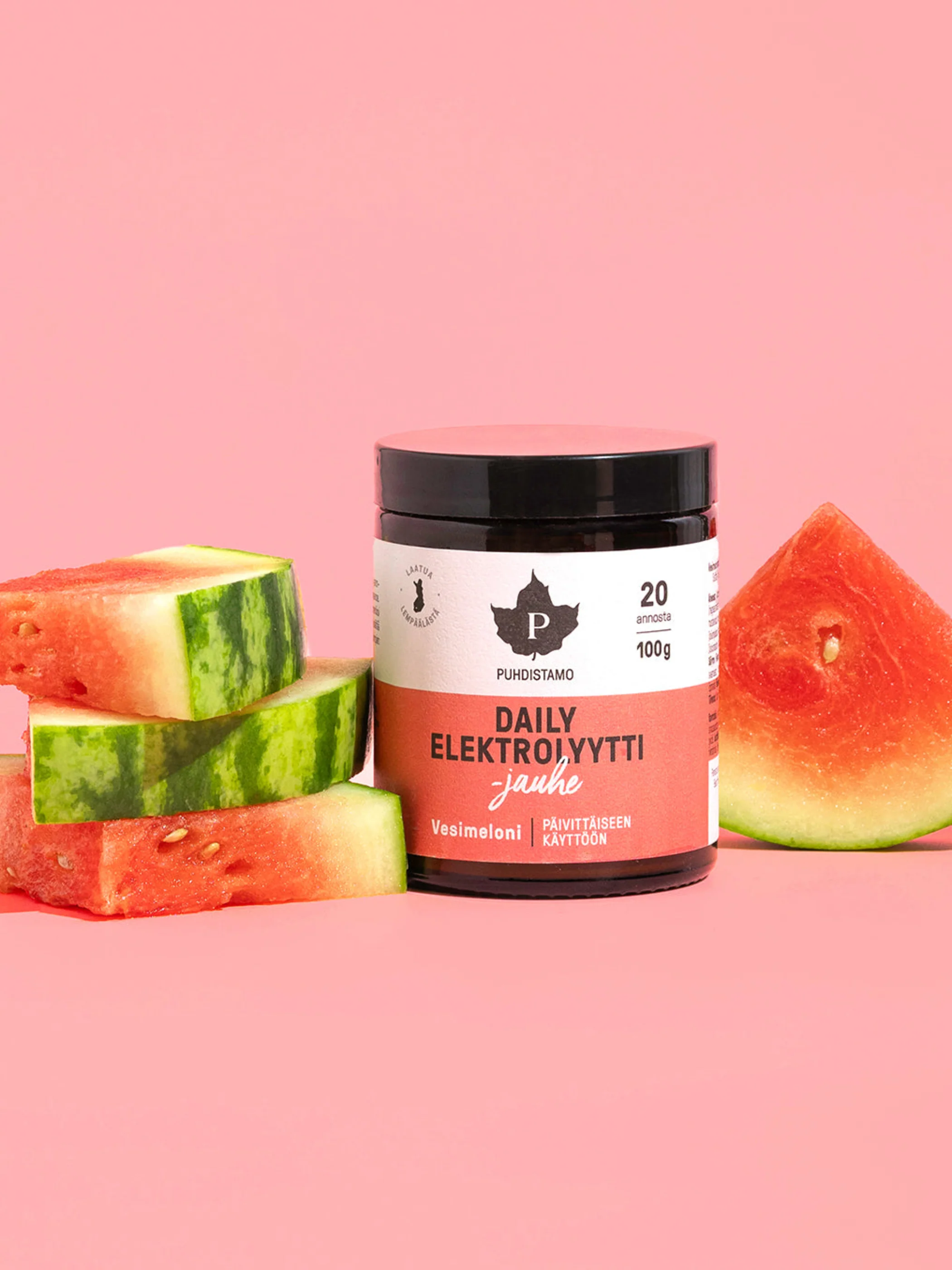 Daily Elektrolyyttijauhe Vesimeloni - 100 g - Image 3
