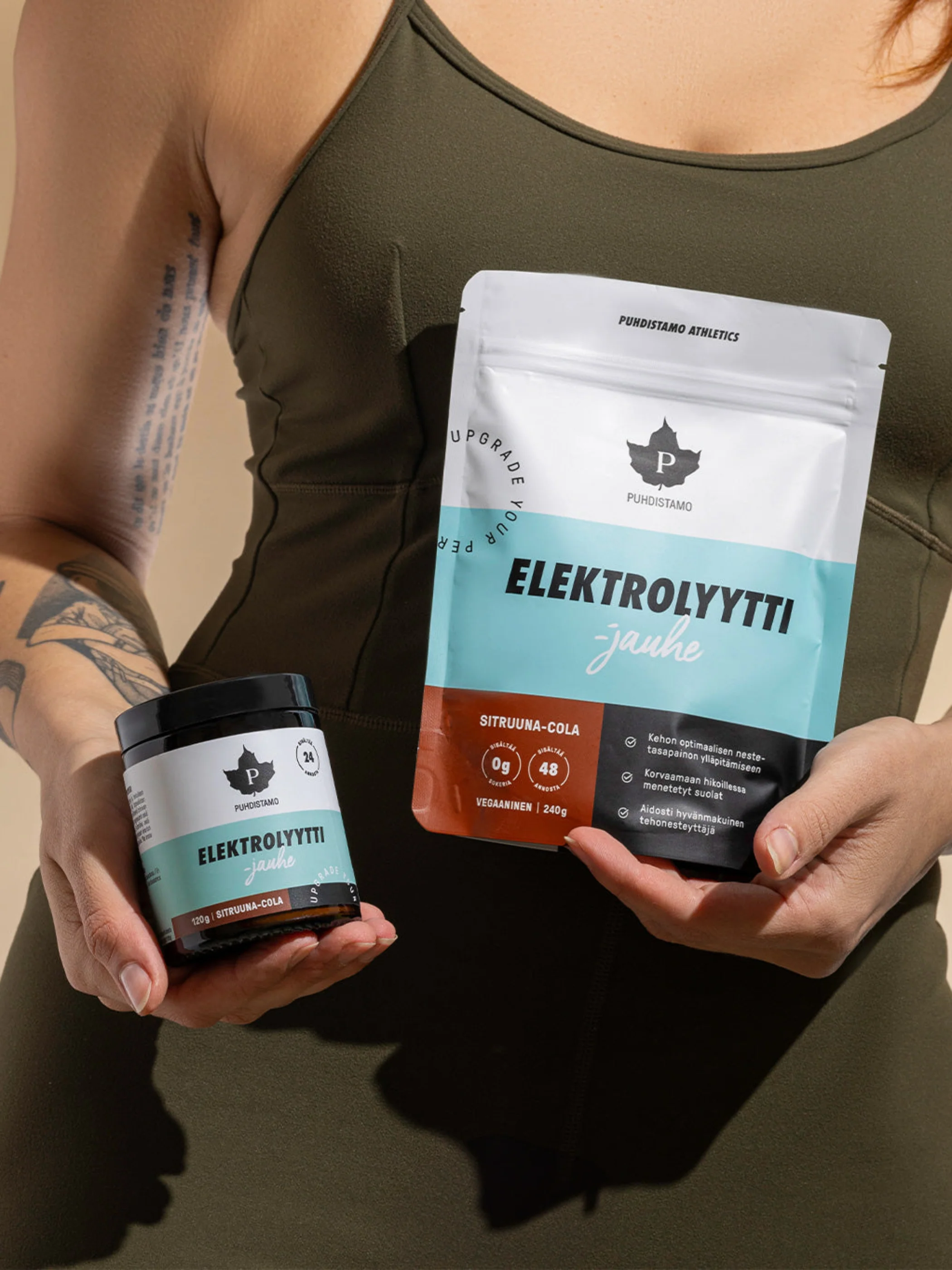 Elektrolyyttijauhe Sitruuna-Cola - 120 g - Image 3