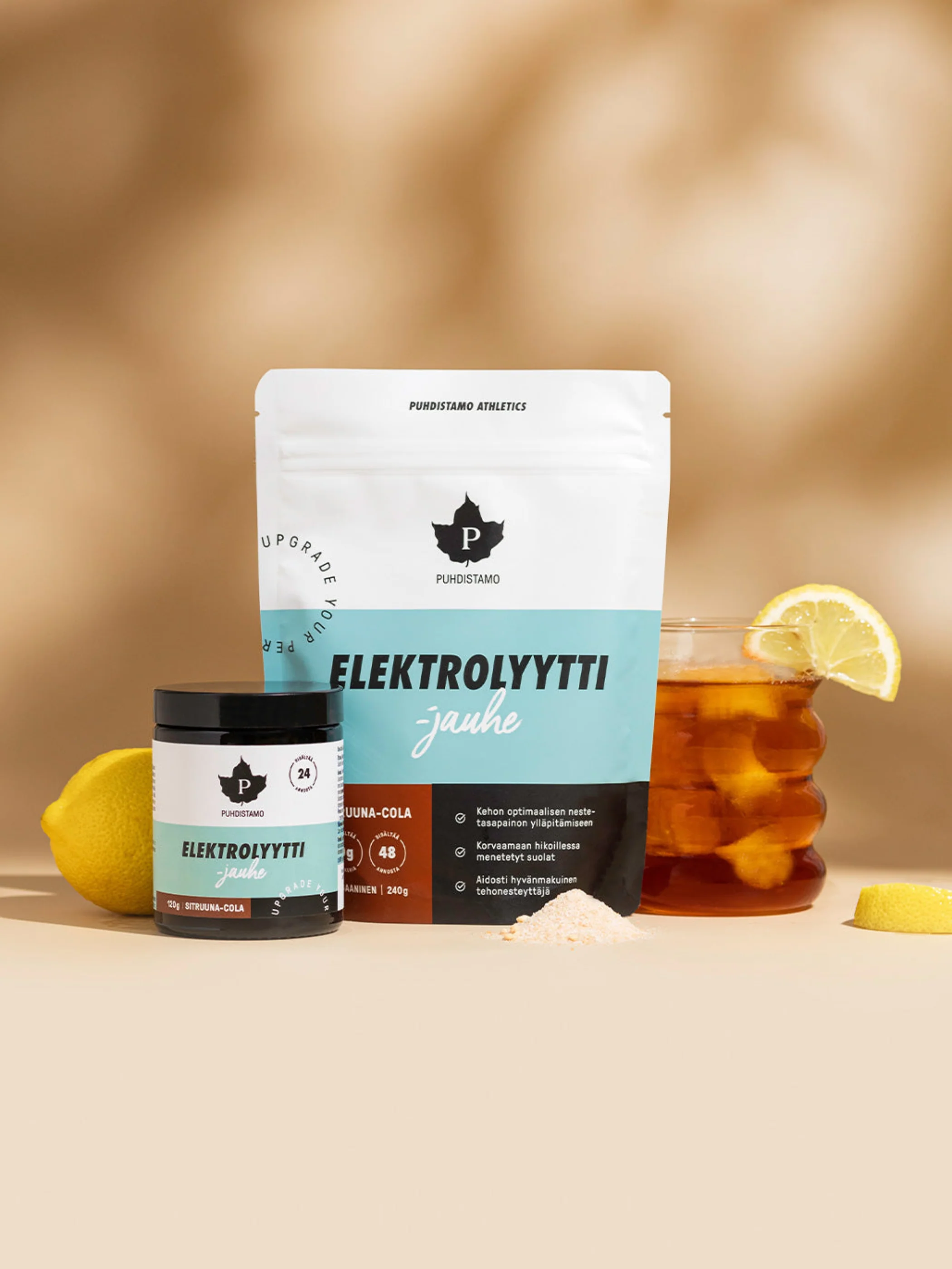 Elektrolyyttijauhe Sitruuna-Cola - 120 g - Image 4