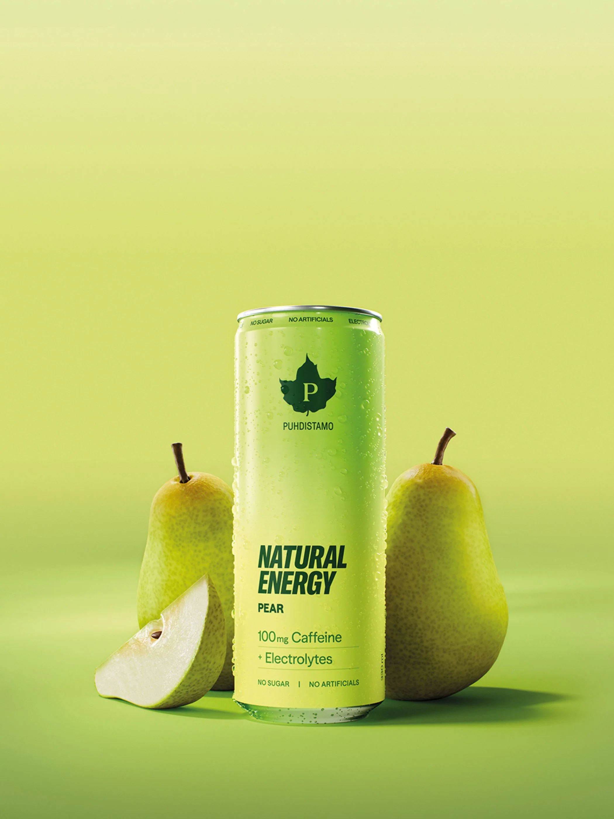 Natural Energy Pear - 330 ml - Image 2