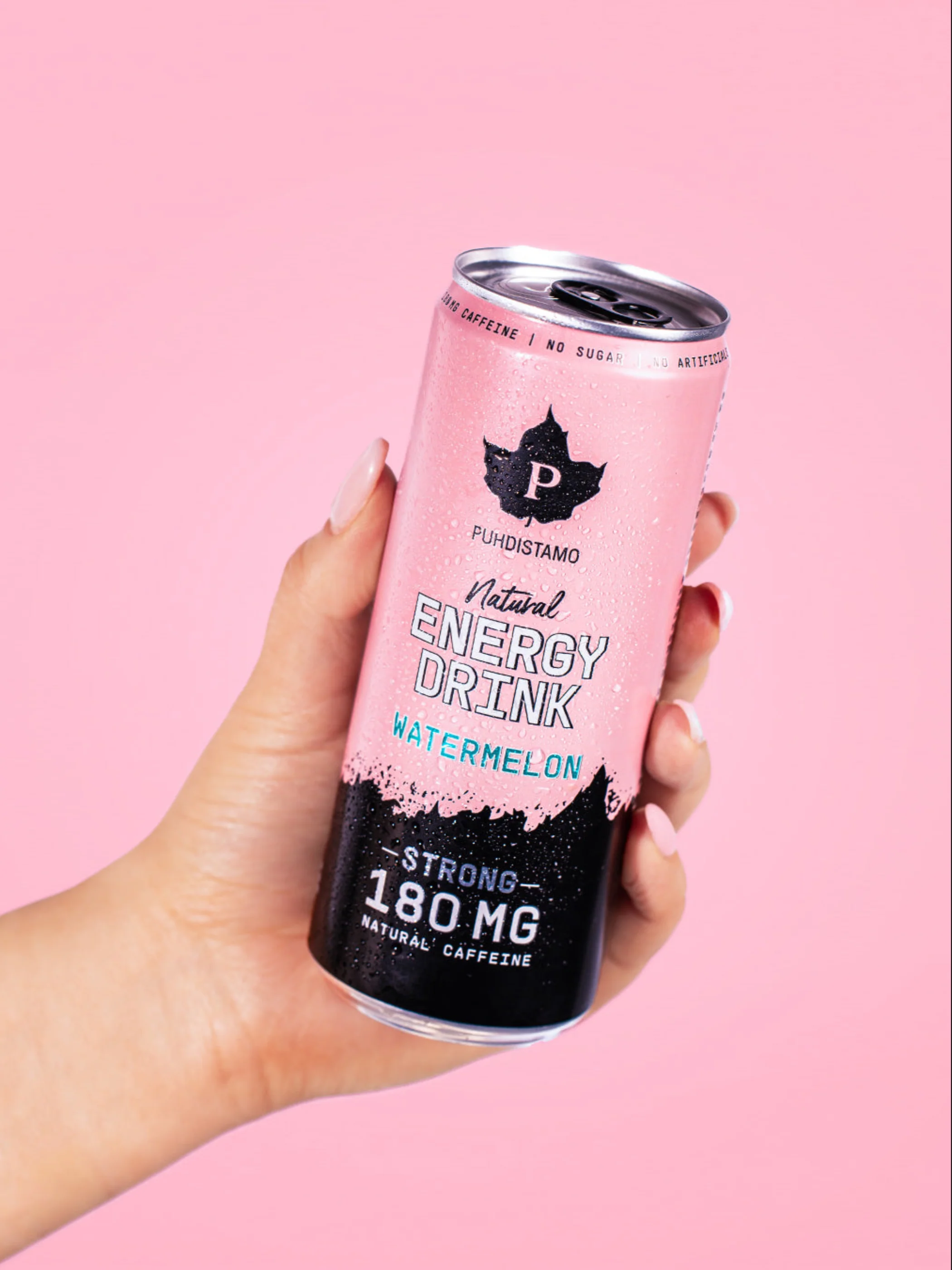 Natural Energy Drink Watermelon Strong - 330 ml - Image 2