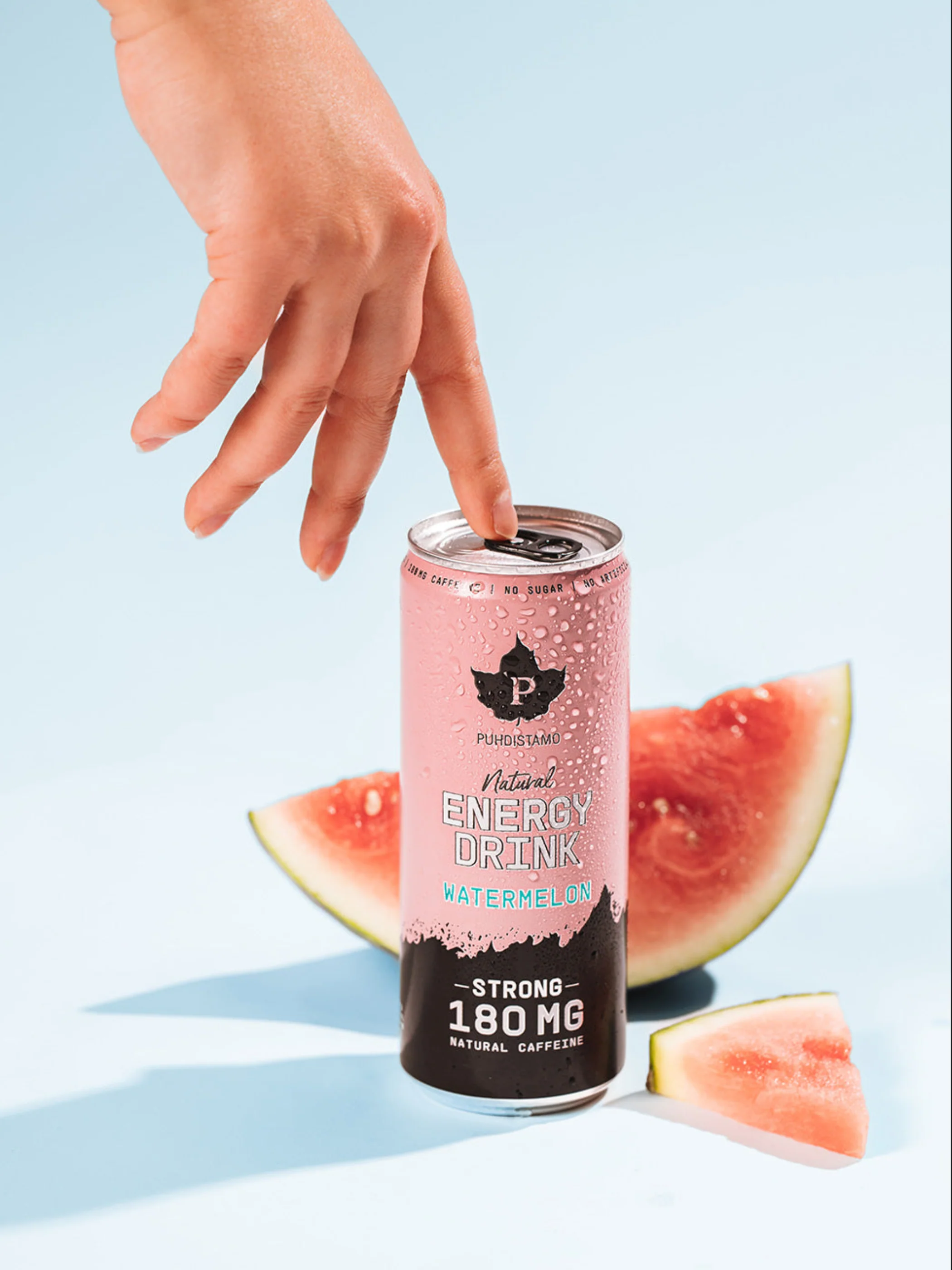 Natural Energy Drink Watermelon Strong - 330 ml - Image 4