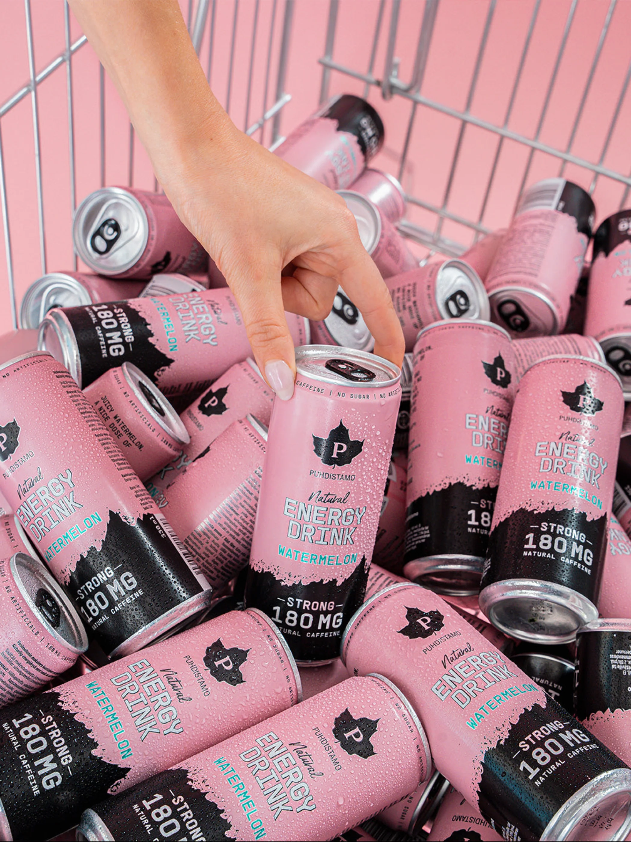 Natural Energy Drink Watermelon Strong - 330 ml - Image 5